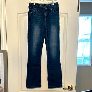 Seven7 Women's Dark Blue Boot Cut Jeans